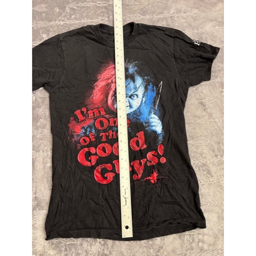 Halloween Horror Nights 2018 T-Shirt Black Red Men's Size M Chucky - Picture 5 of 9